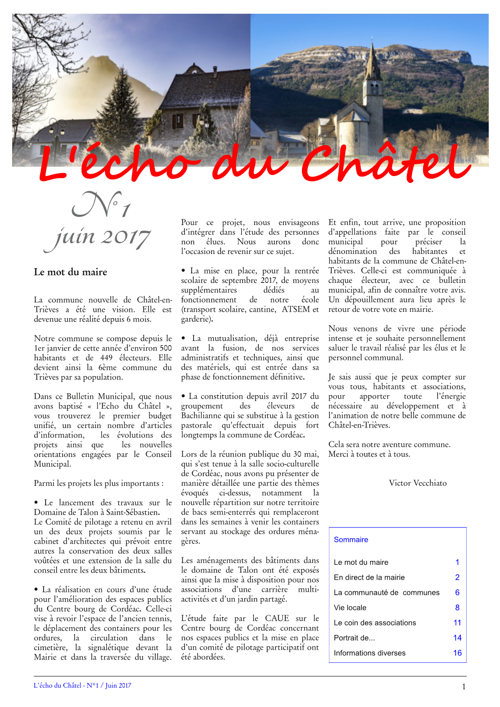 L'écho Du Châtel