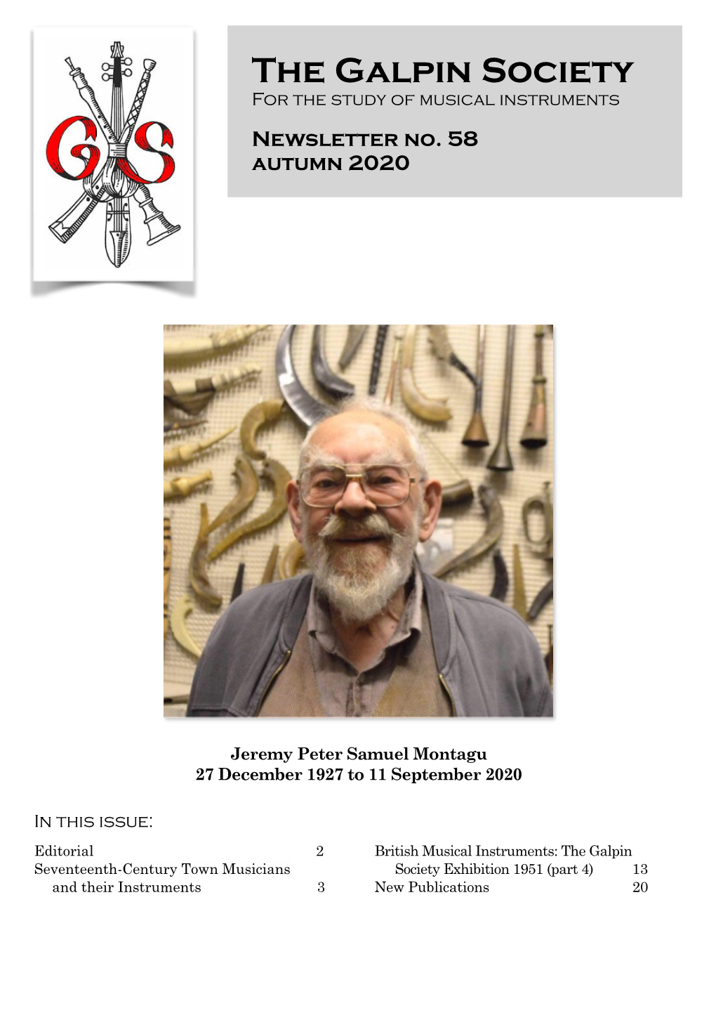 GSN 58 Autumn 2020