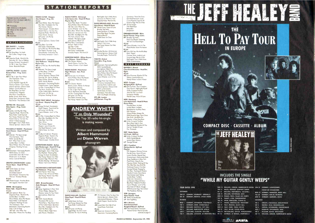 3.JEFF HEALEY1 RADIO BROADLAND Nrwich Blue Nile- Headlights on the Maria Mckee