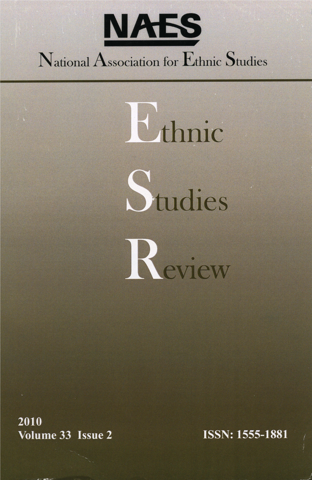 Ethnic Studies Review