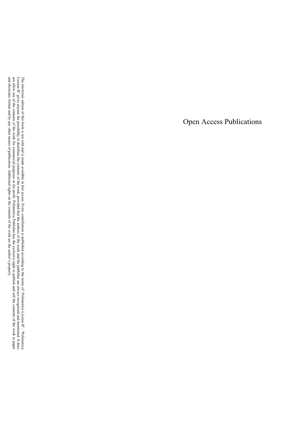 Open Access Publications S of Publication