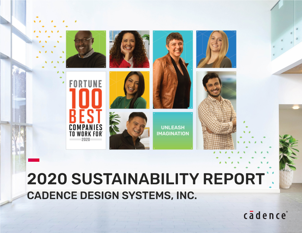 2020 Sustainability Report Cadence Design Systems, Inc