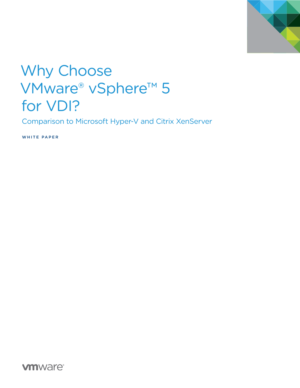 Why Choose Vsphere 5 For