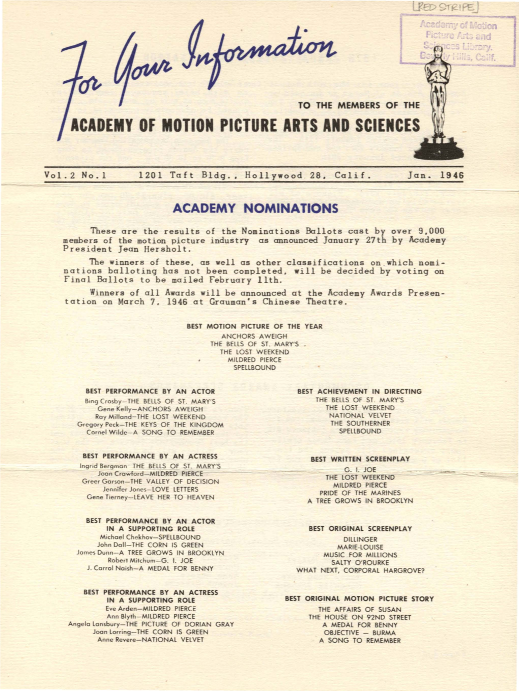 Academy of Motion Picture Arts and Sciences