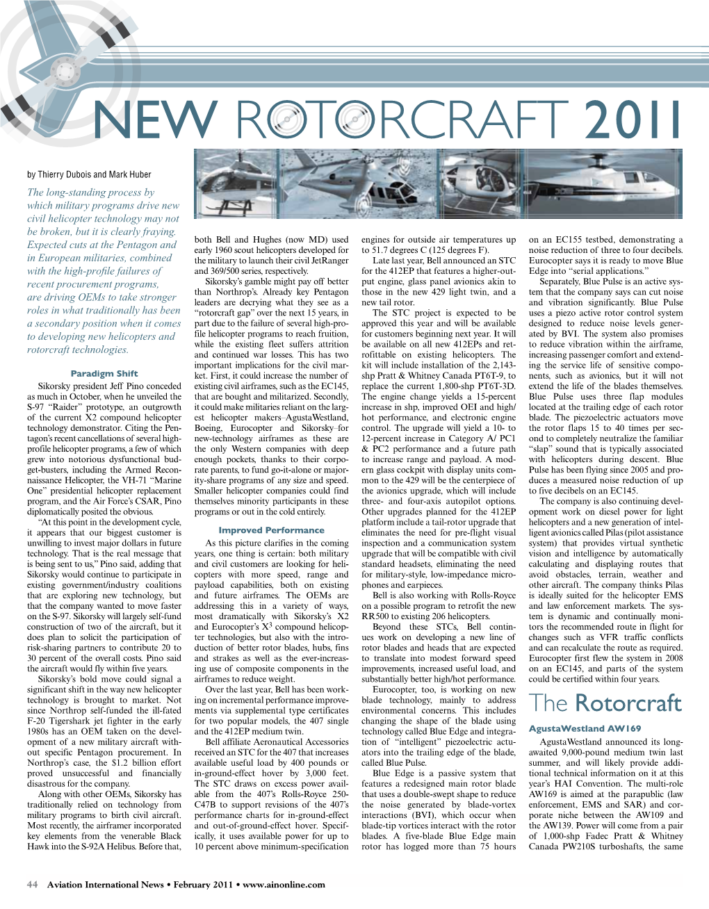 New Rotorcraft 2011
