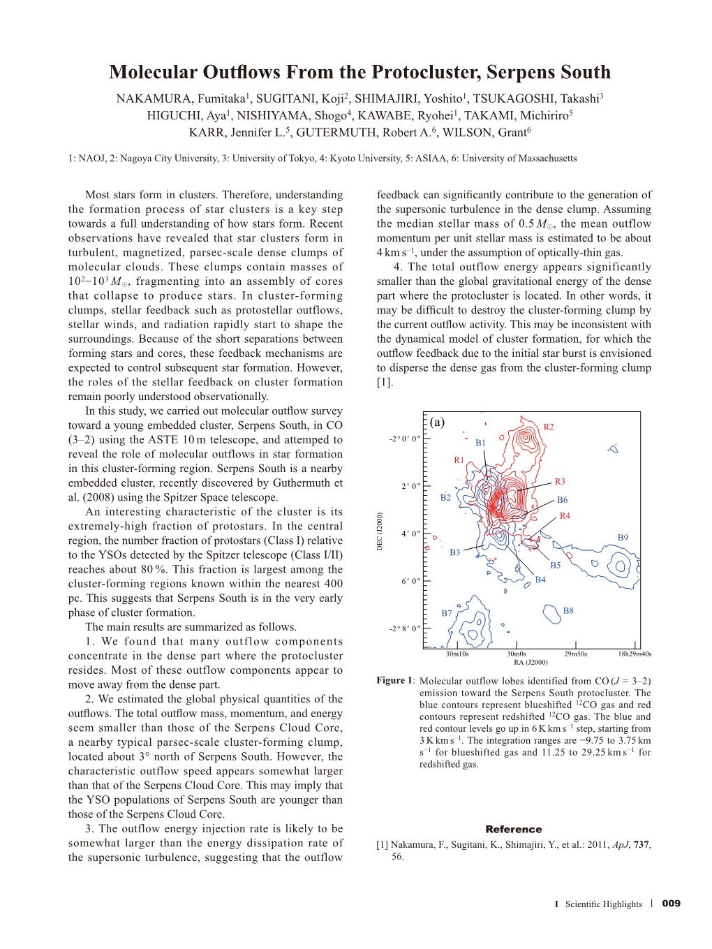 Molecular Outflows from the Protocluster, Serpens South