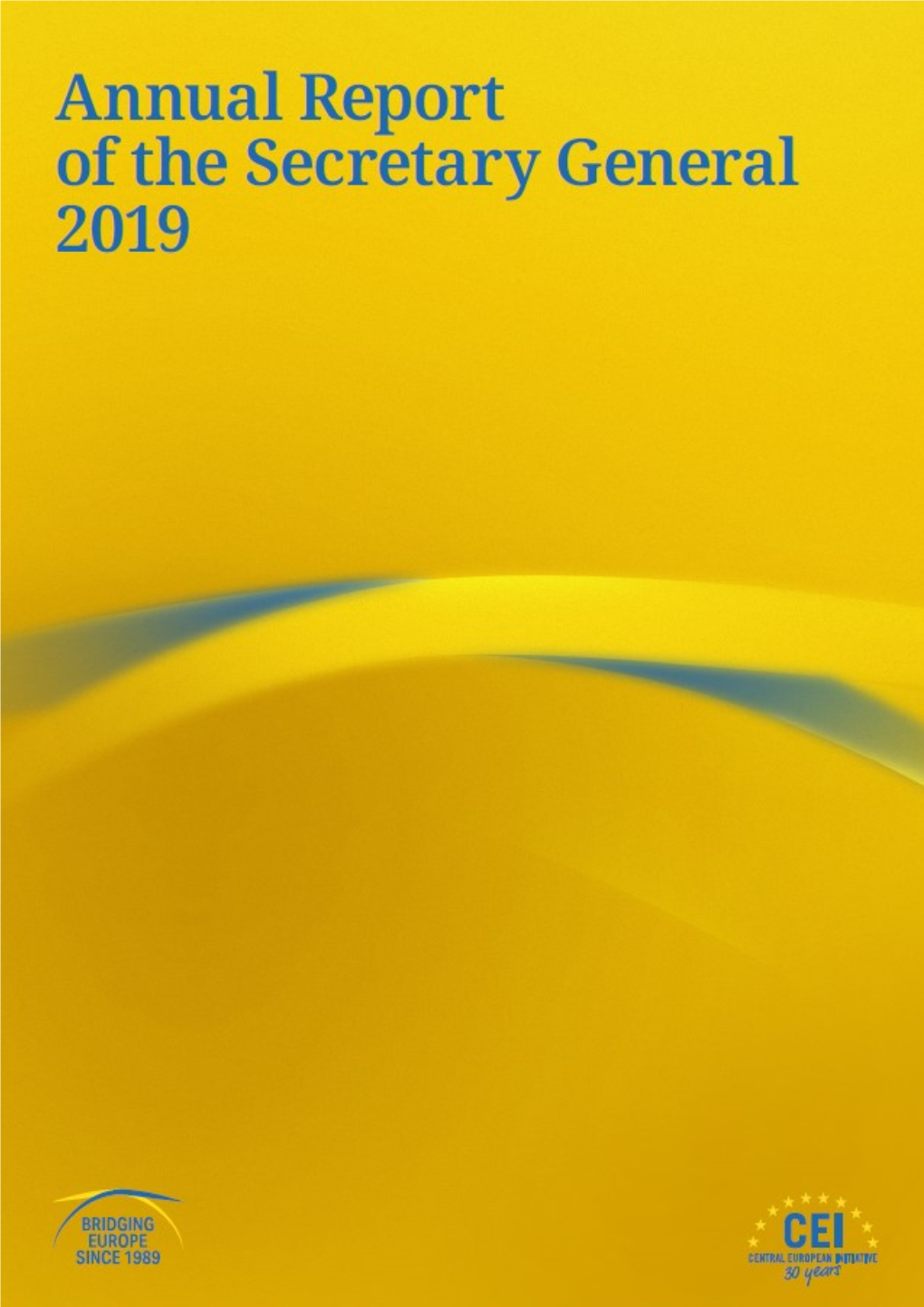 Annual Report 2019 of the Secretary General