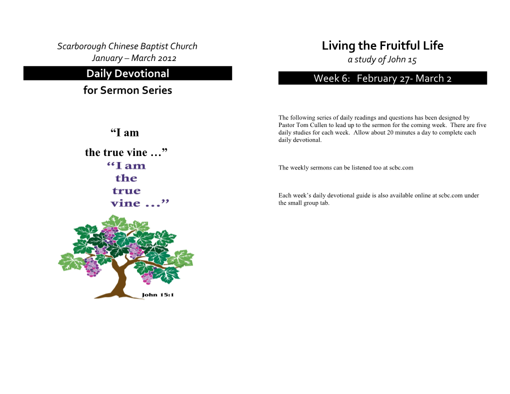 Purpose Driven Life Study Guide