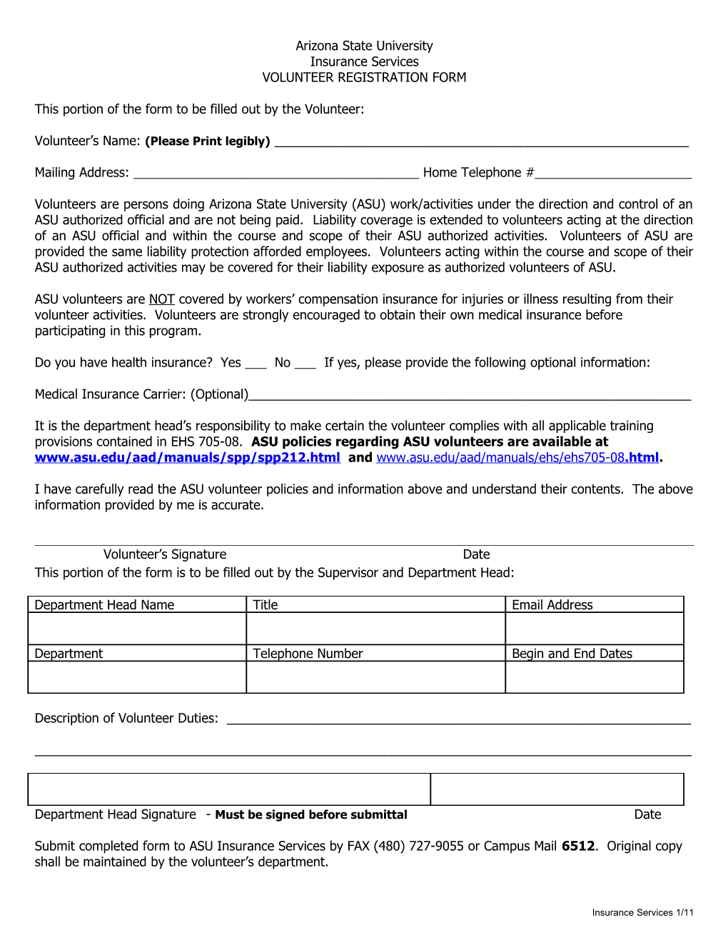 Volunteer Registration Form s1