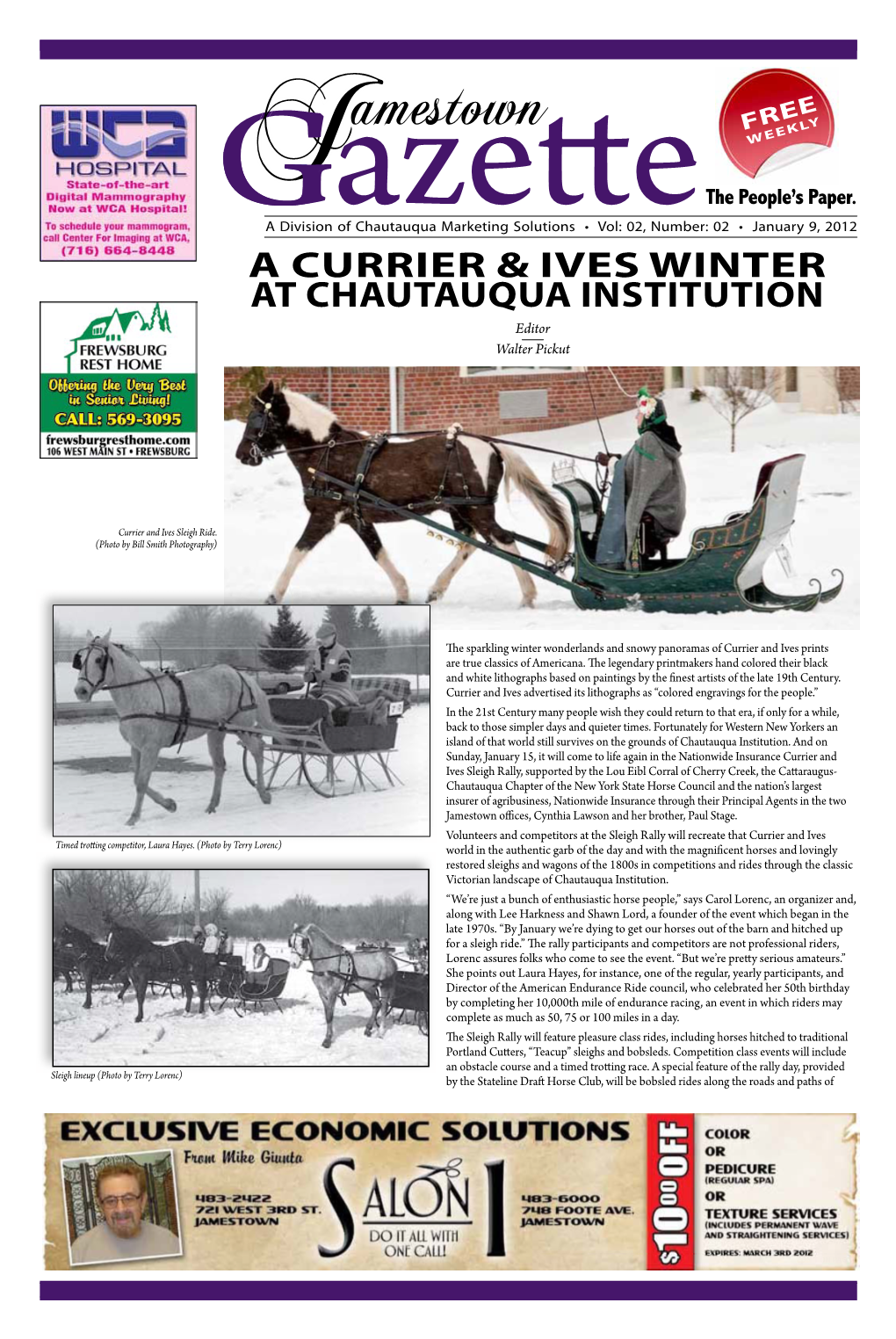 A Currier & Ives Winter at Chautauqua Institution