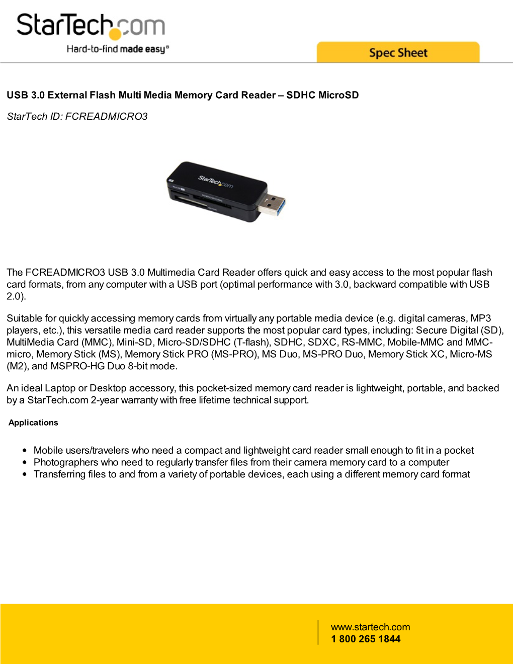 USB 3.0 External Flash Multi Media Memory Card Reader – SDHC Microsd
