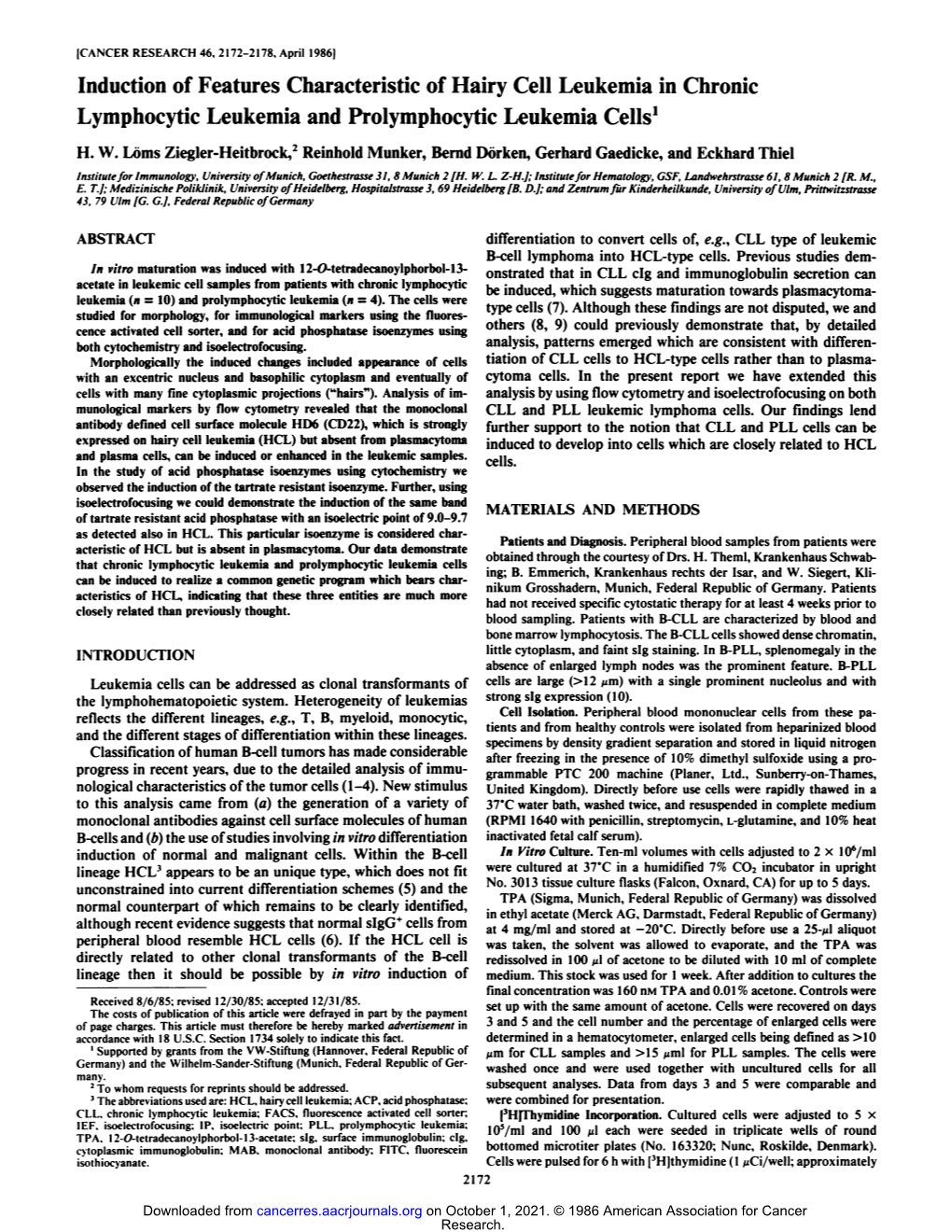 Cllandpllleukemiclymphomac