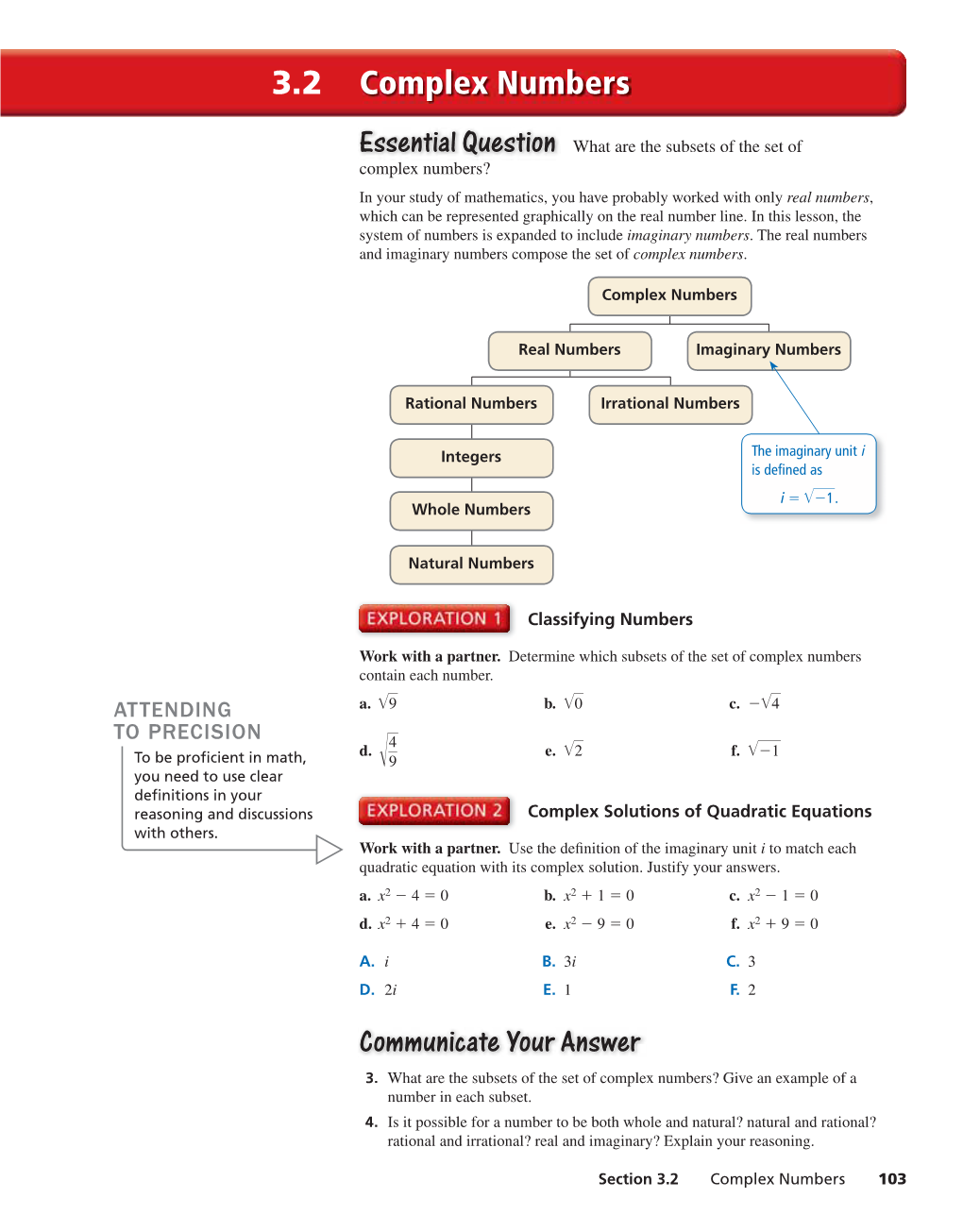 Complex Numbers