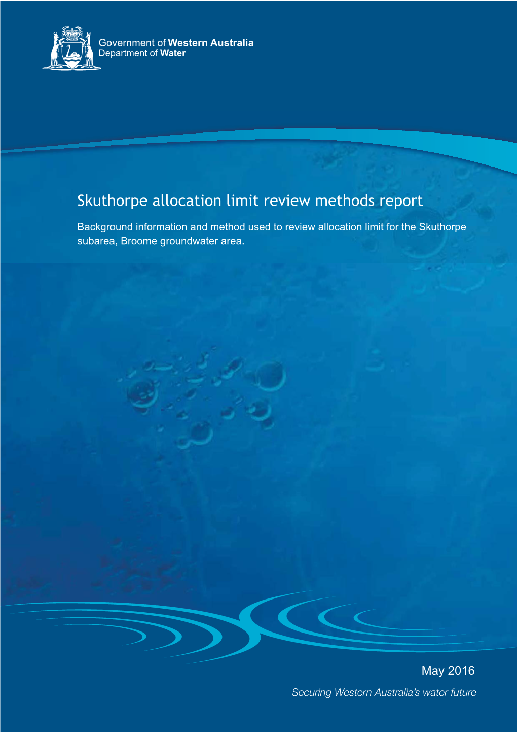 Skuthorpe Allocation Limit Review Methods Report