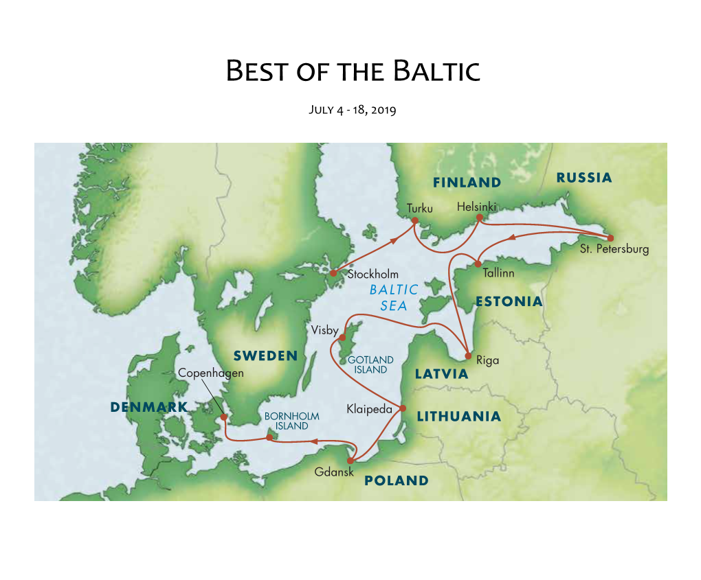 2019 Best of the Baltic Field Report