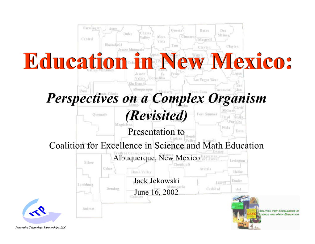 Education in New Mexico