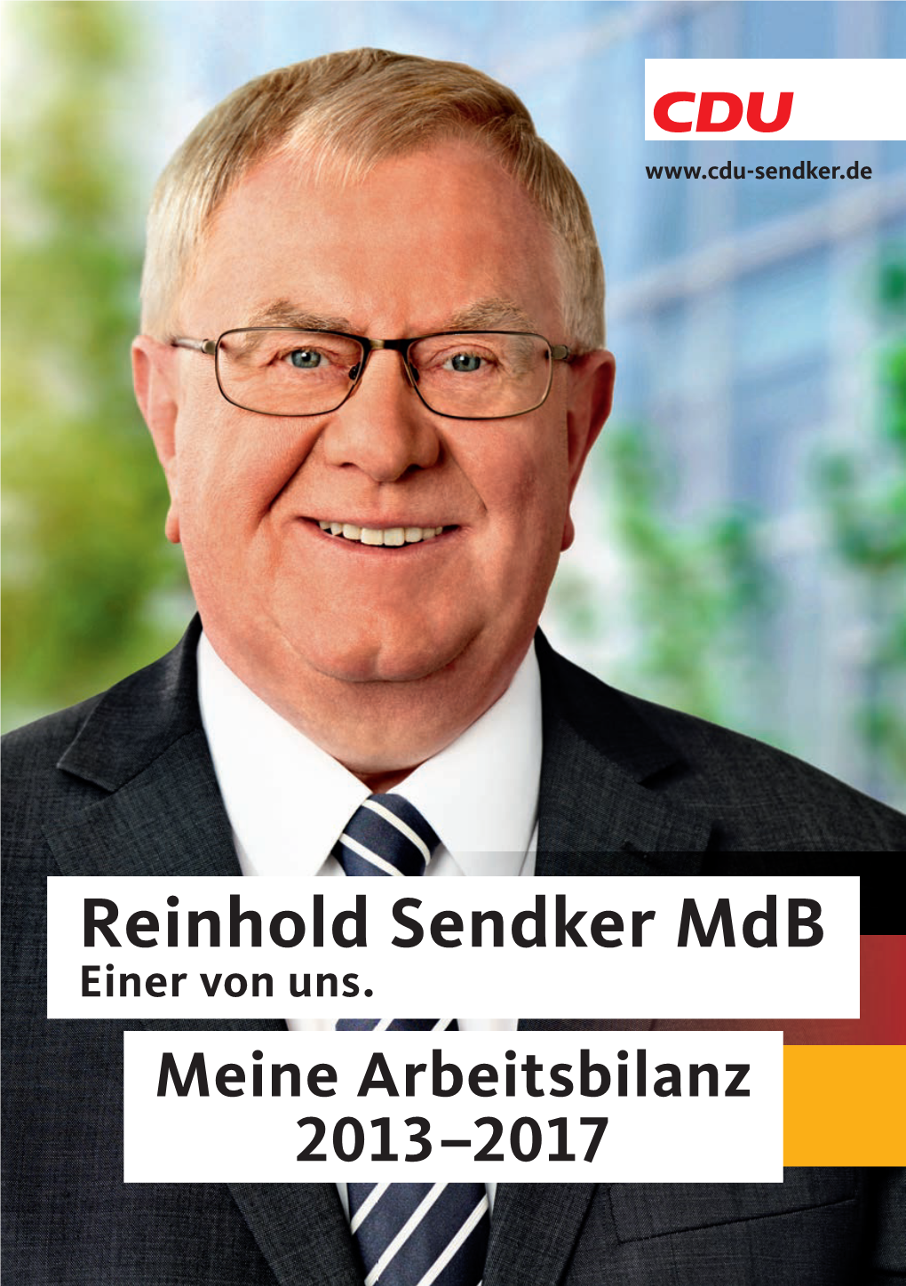 Reinhold Sendker Mdb Einer Von Uns