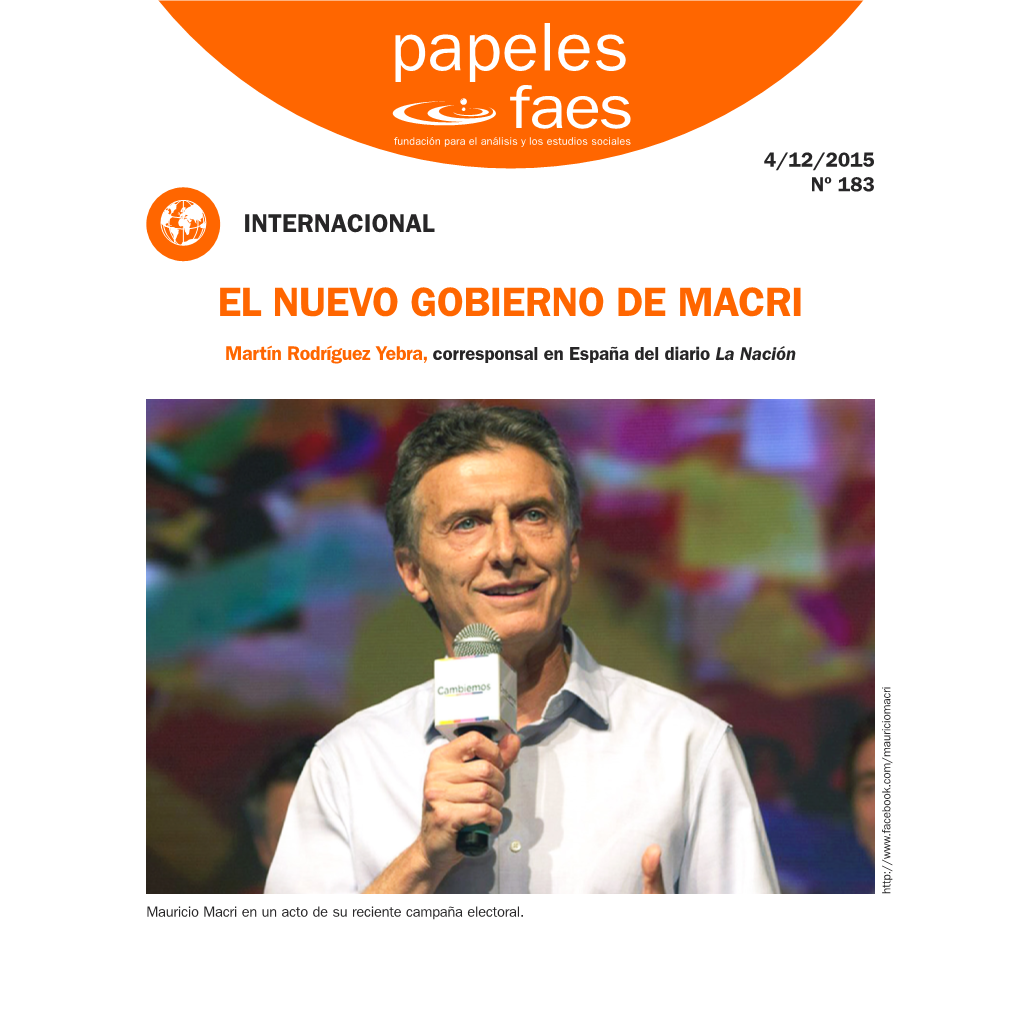 El Nuevo Gobierno De Macri