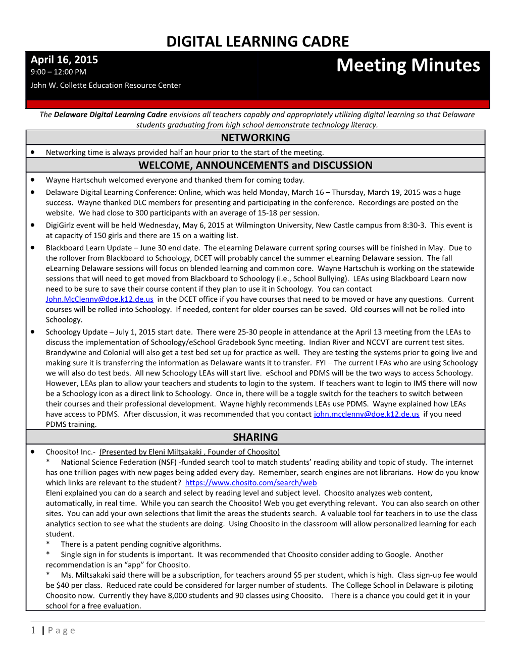 DLC Minutes TEMPLATE 2013-14