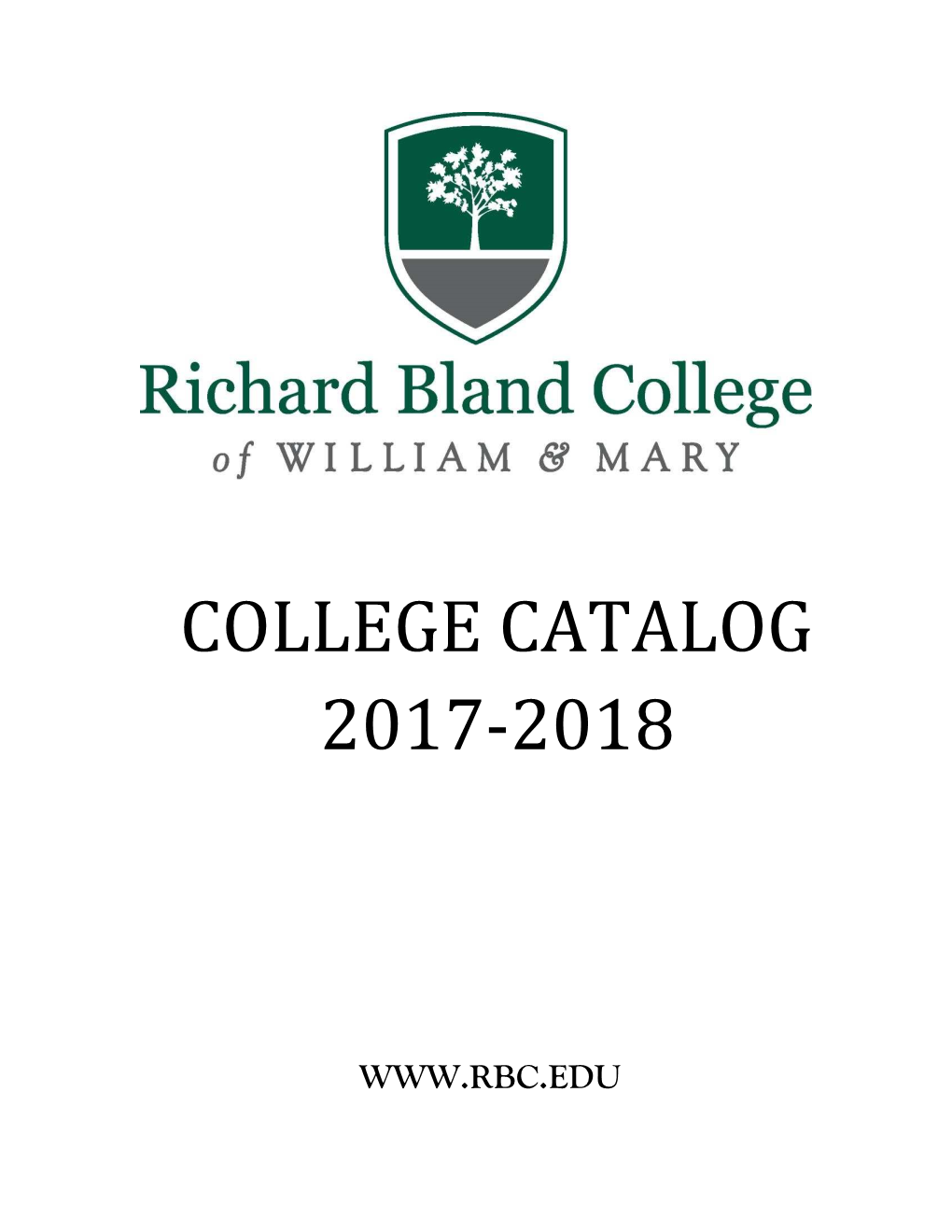 College Catalog 2017-2018
