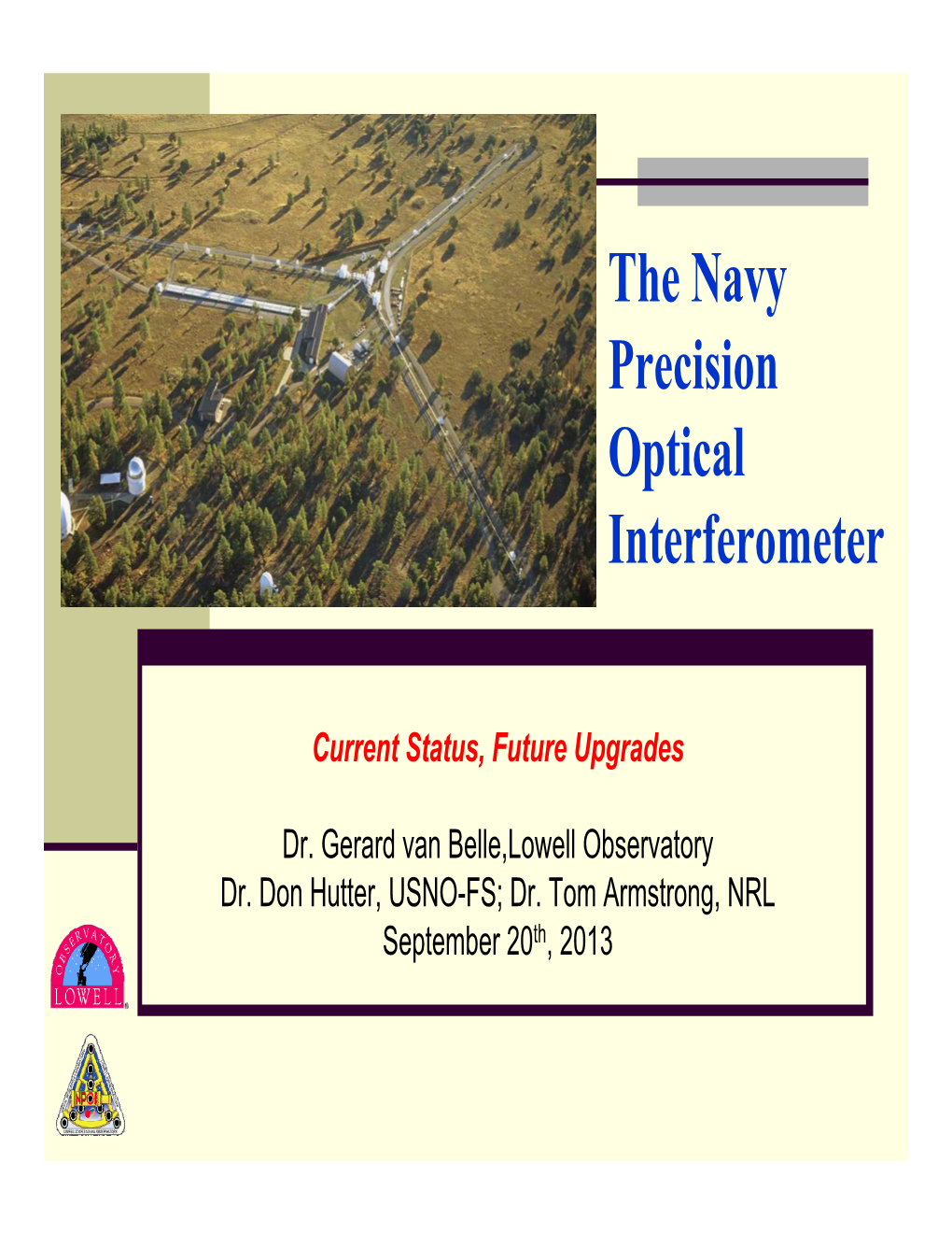 The Navy Precision Optical Interferometer