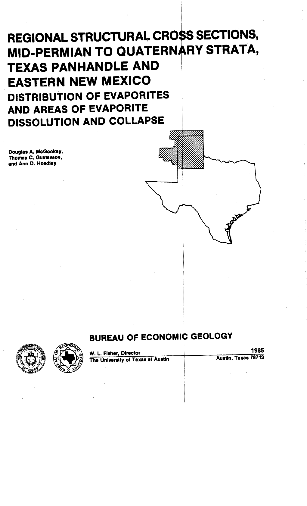 Regional Strucutal Cross Sections, Mid-Permian to Quaternary Strata