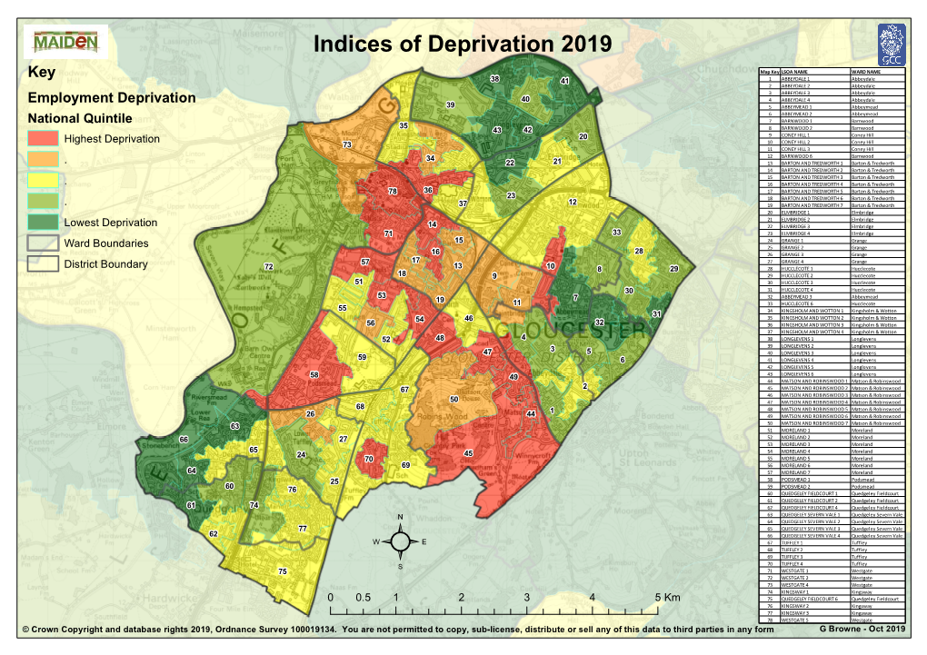 Indices of Deprivation 2019