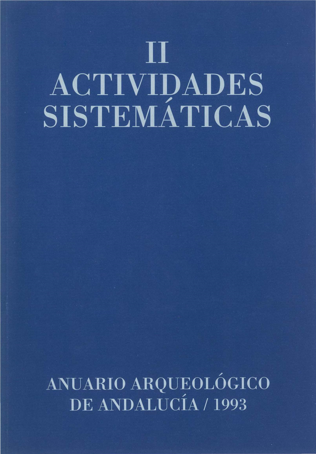 Actividades Sistemáticas