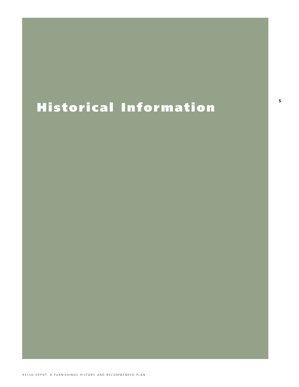 Historical Information