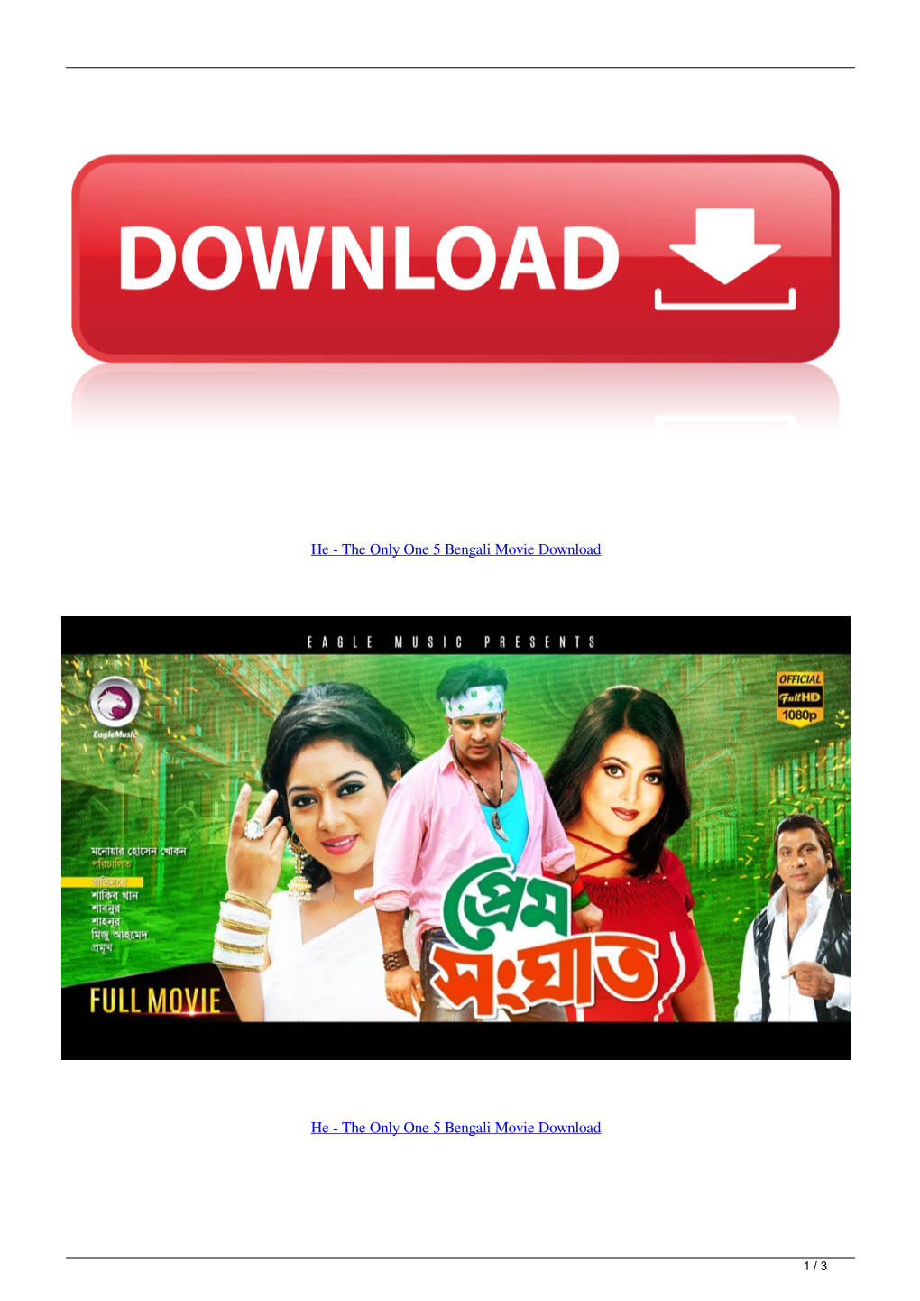 He the Only One 5 Bengali Movie Download