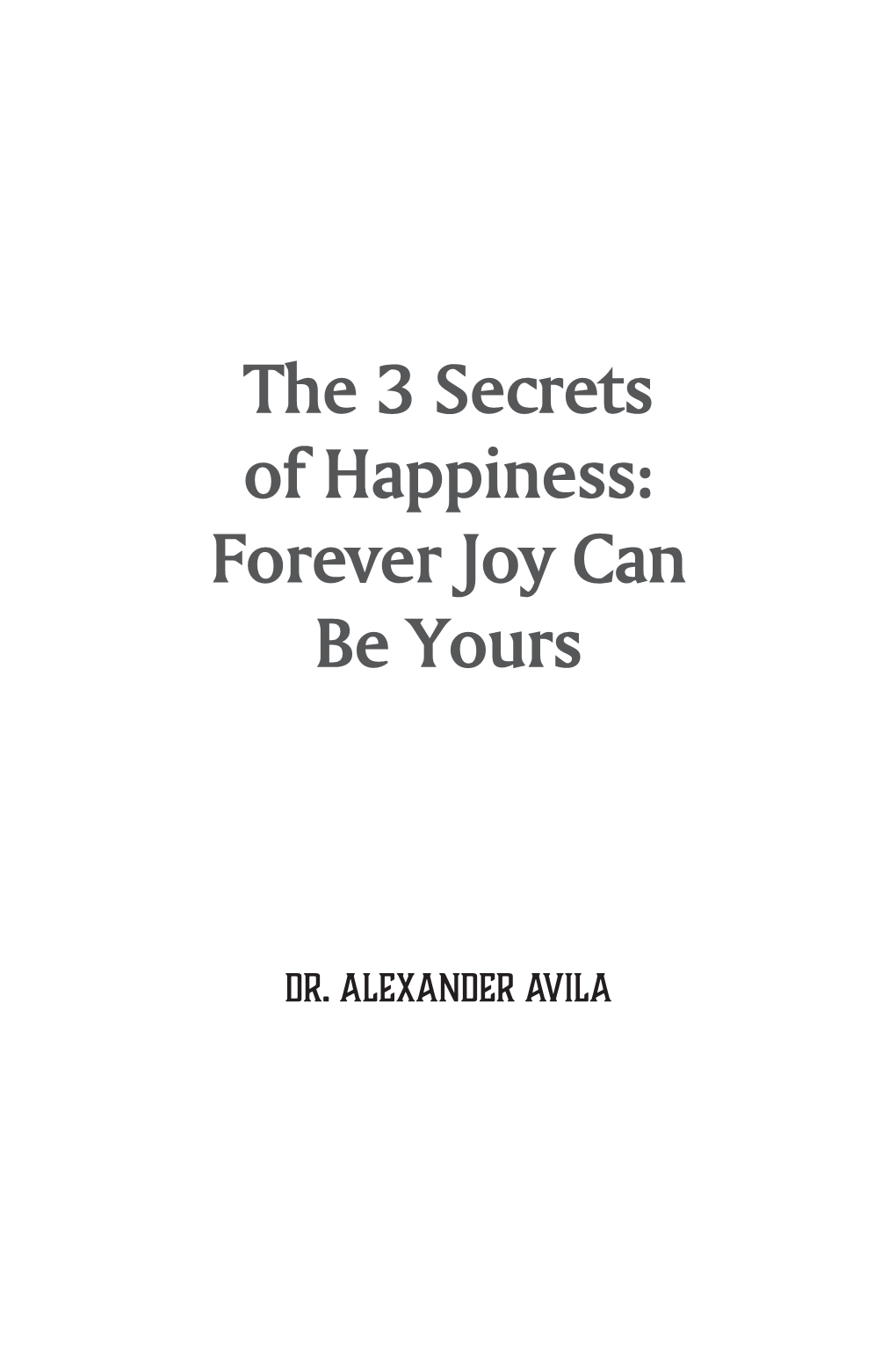 3 SECRETS.Indd