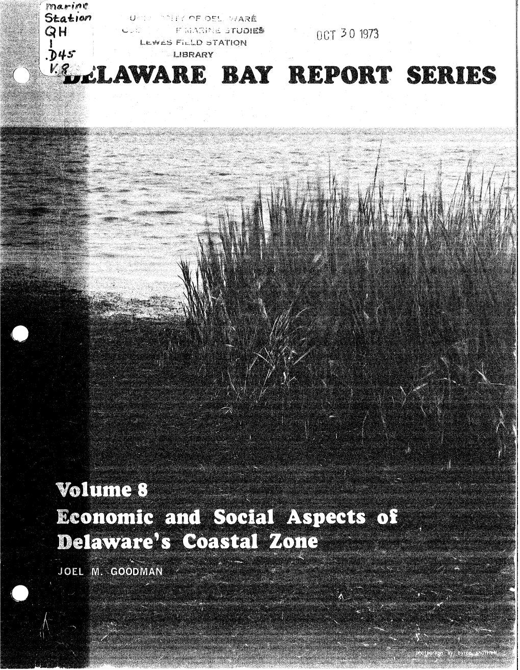 E Bay Report Se I S Delaware Bay Report Series