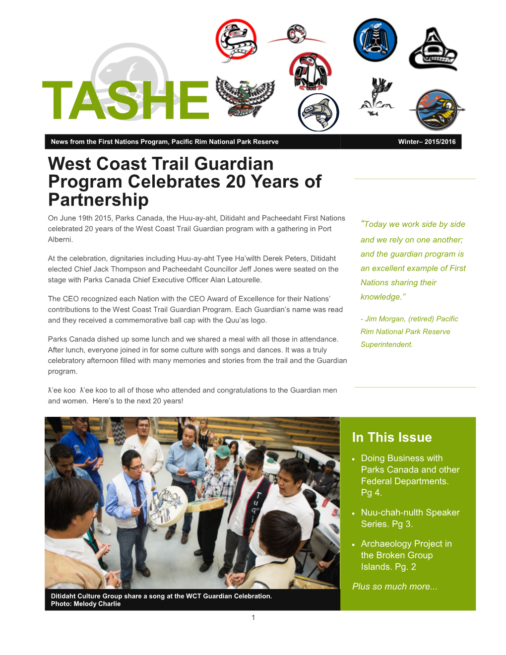 West Coast Trail Guardian Program Celebrates 20 Years
