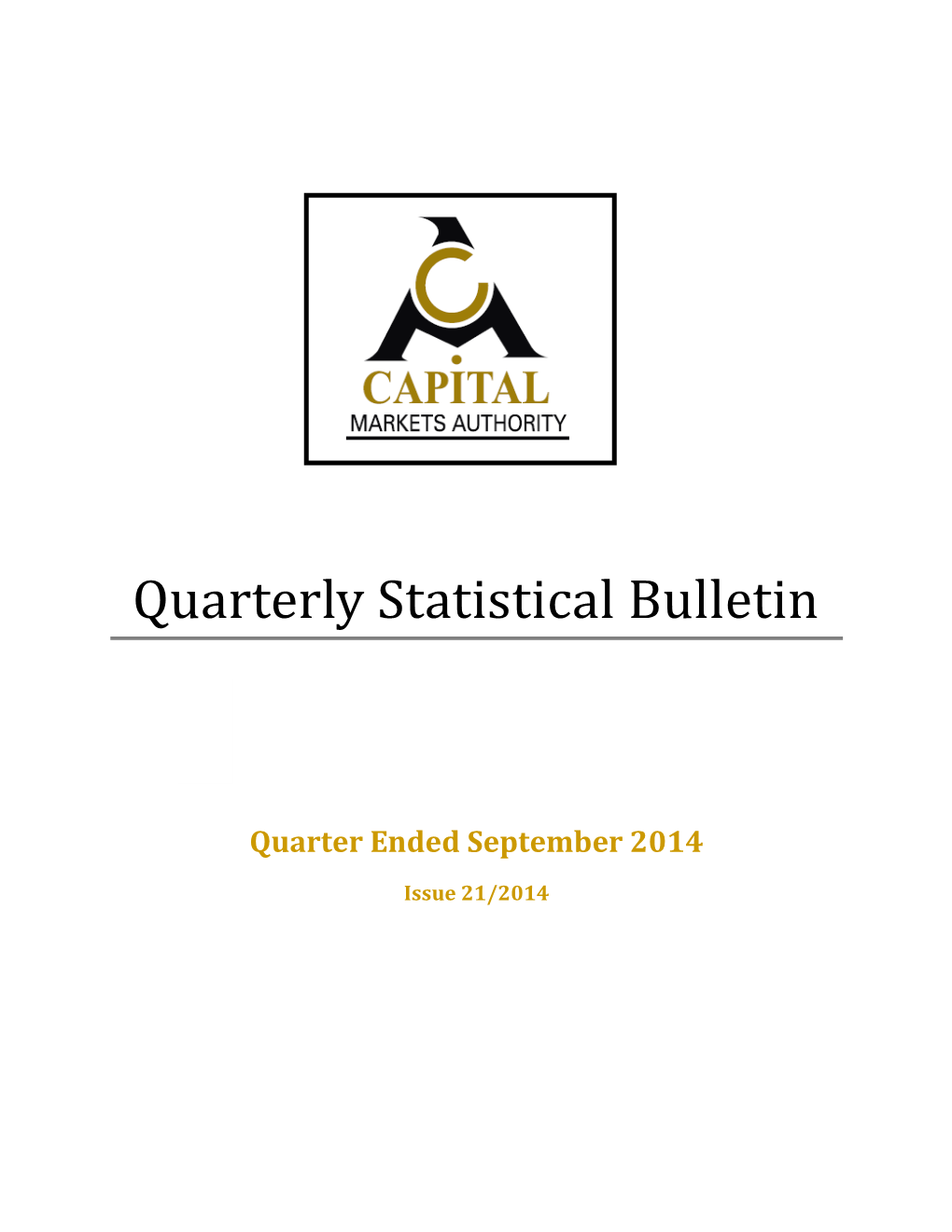 Capital Markets Authority Statistical Bulletin Q3/2010