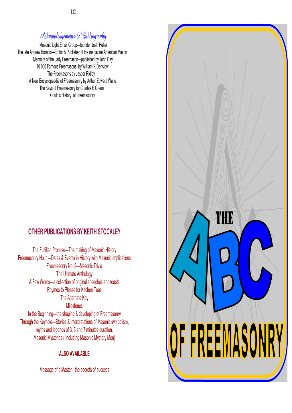 The Abc of Freemasonry