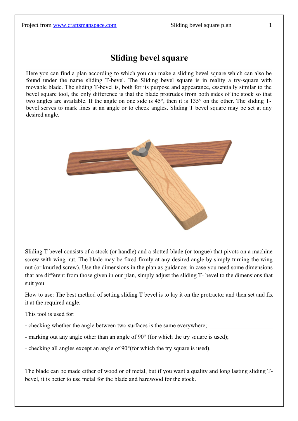 Sliding Bevel Square.Pdf