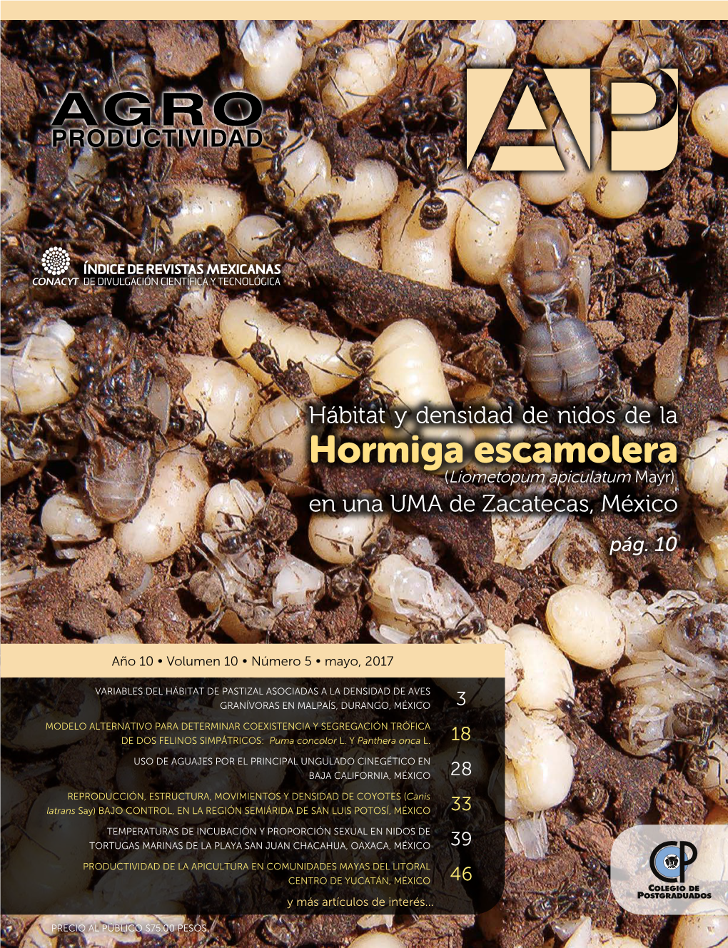 Hormiga Escamolera (Liometopum Apiculatum Mayr) En Una UMA De Zacatecas, México Pág