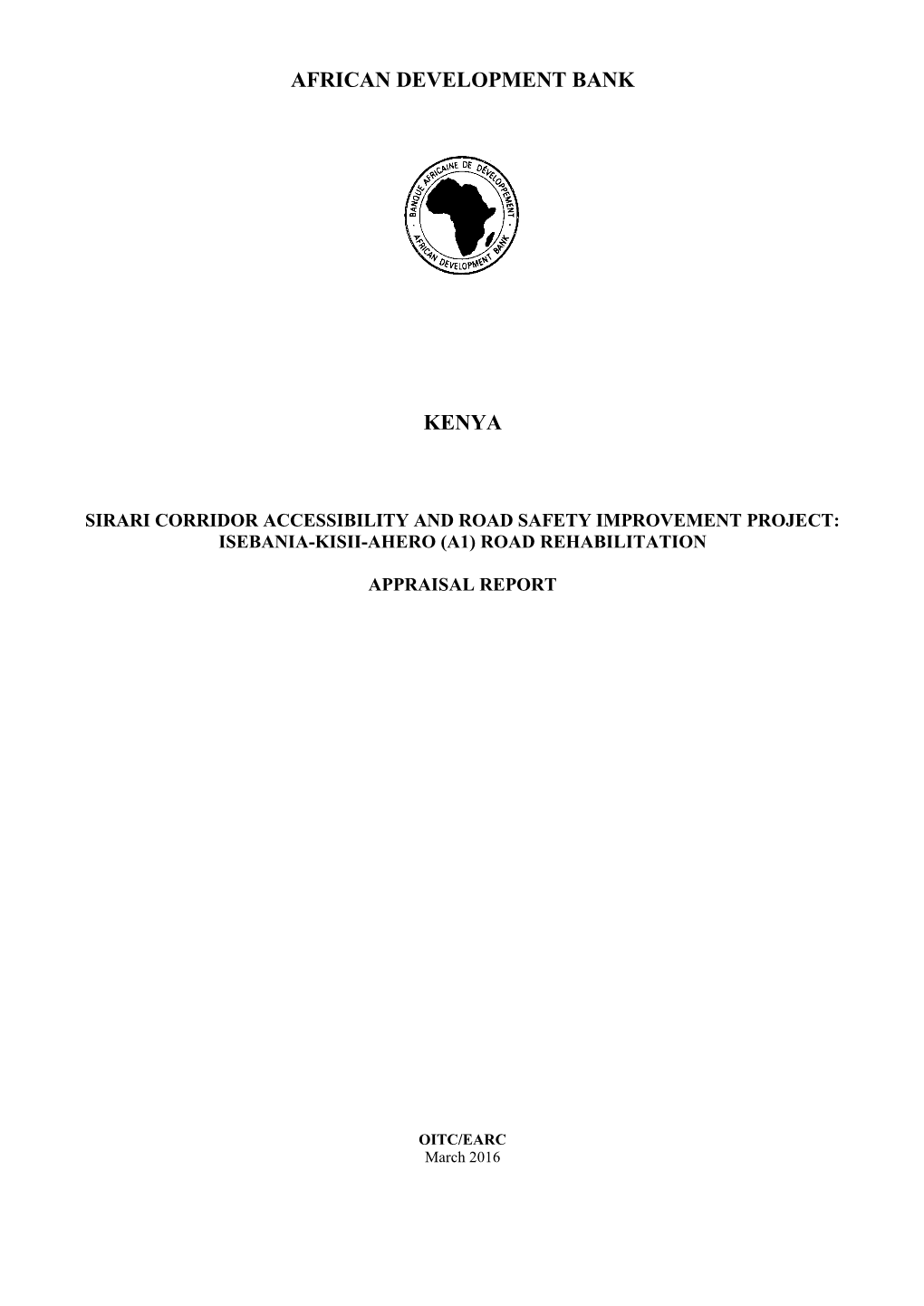 African Development Bank Kenya