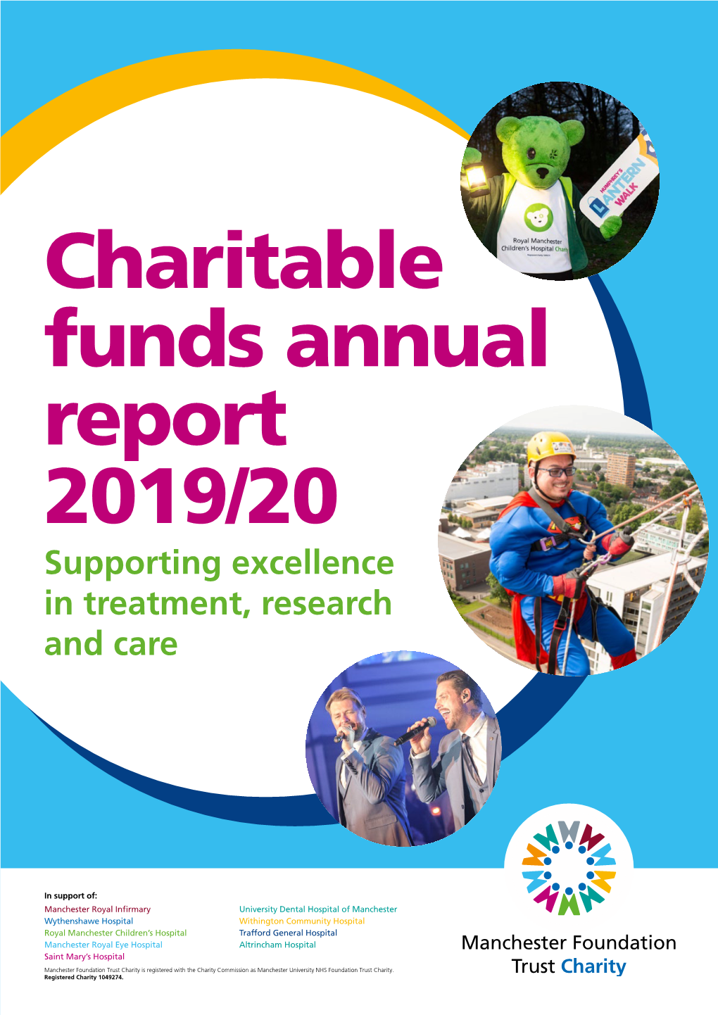 Charitable Funds Annual Report 2019/20 Supporting Excellence in Treatment, Research and Care