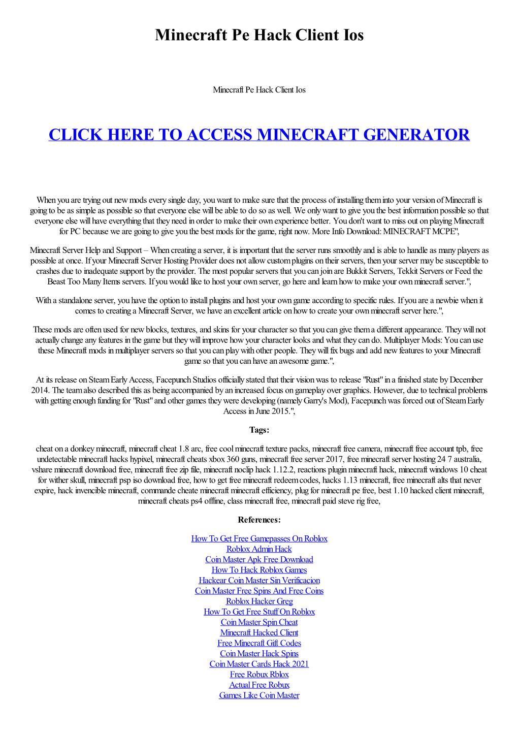 Minecraft Pe Hack Client Ios
