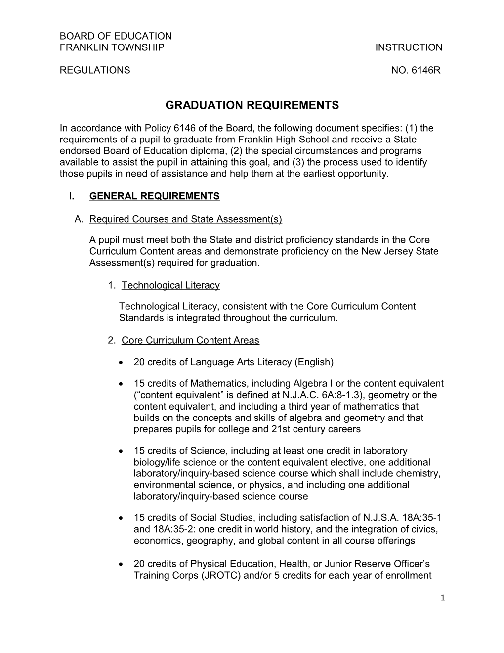 Final Draft Post Initial Review by the Superintendent Dated 1/07/09