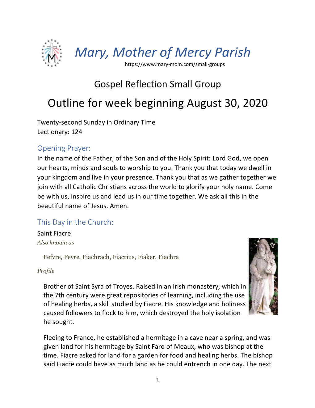 Mary, Mother of Mercy Parish