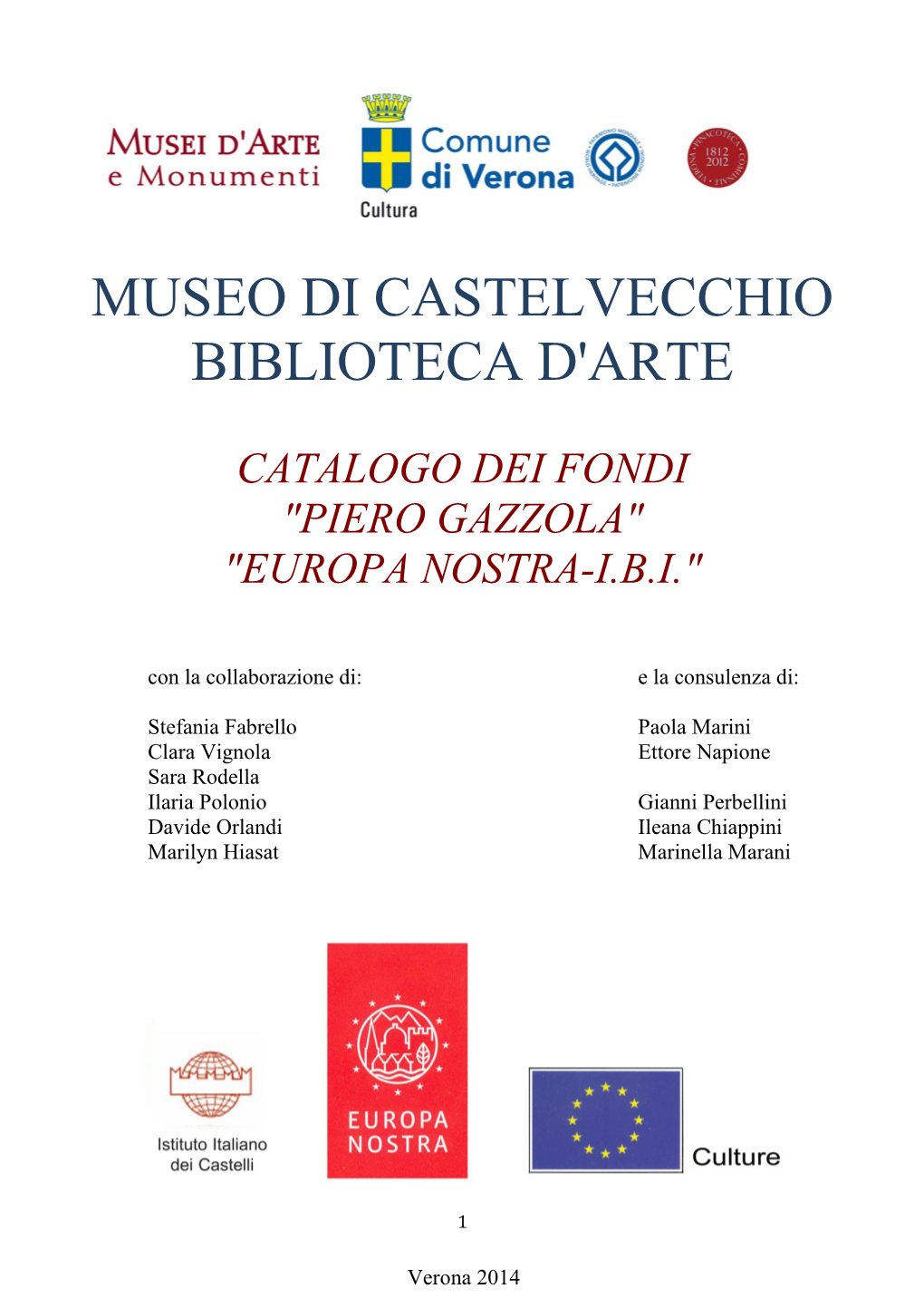 Museo Di Castelvecchio Biblioteca D'arte