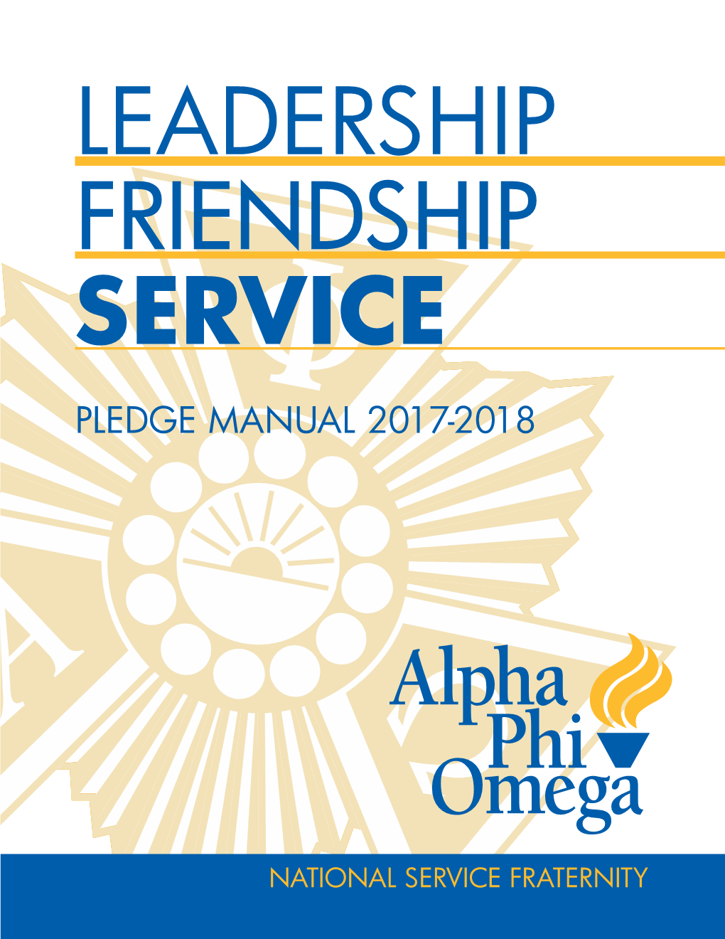 Pledge Manual 2017-2018