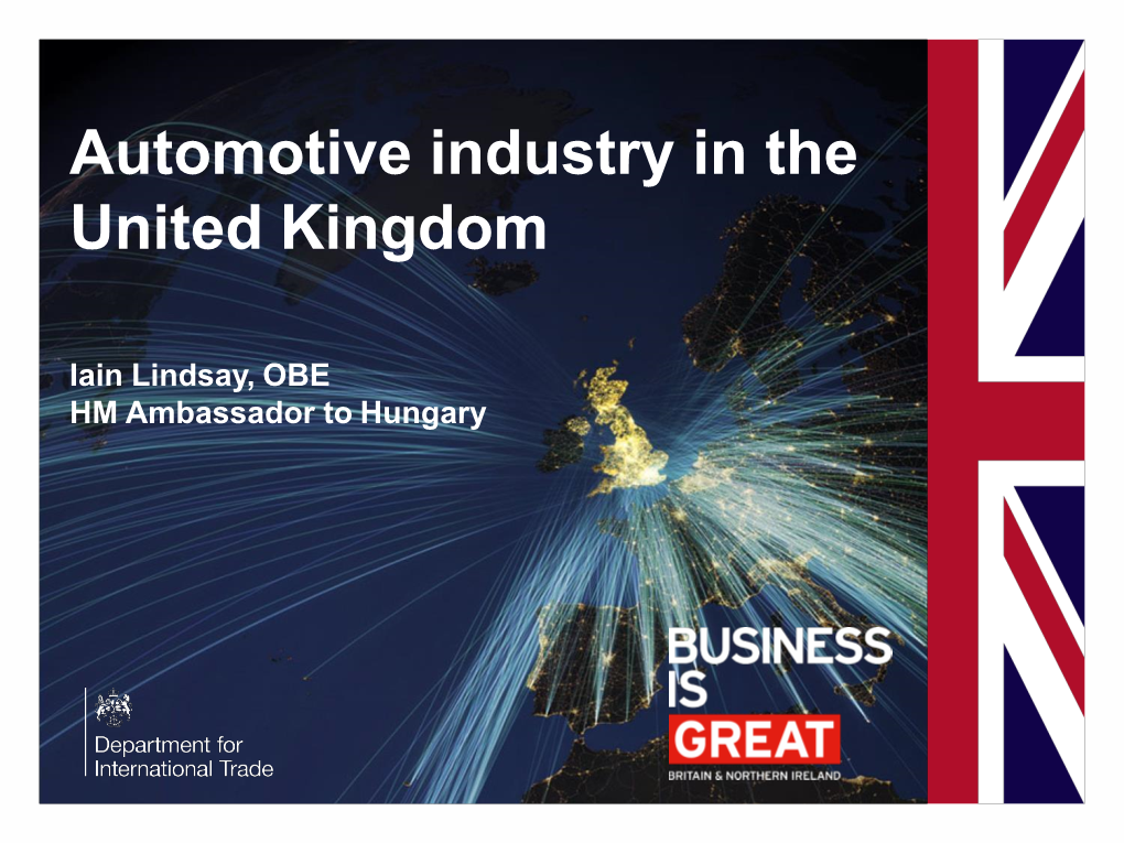 Automotive Industry in the United Kingdom