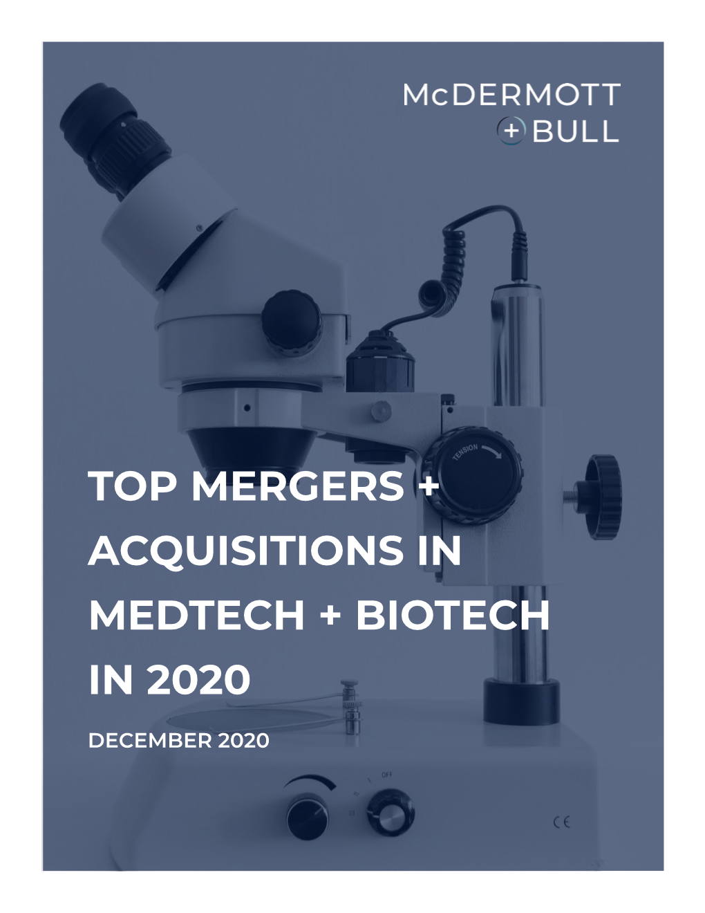 Top Mergers + Acquisitions in Medtech + Biotech in 2020