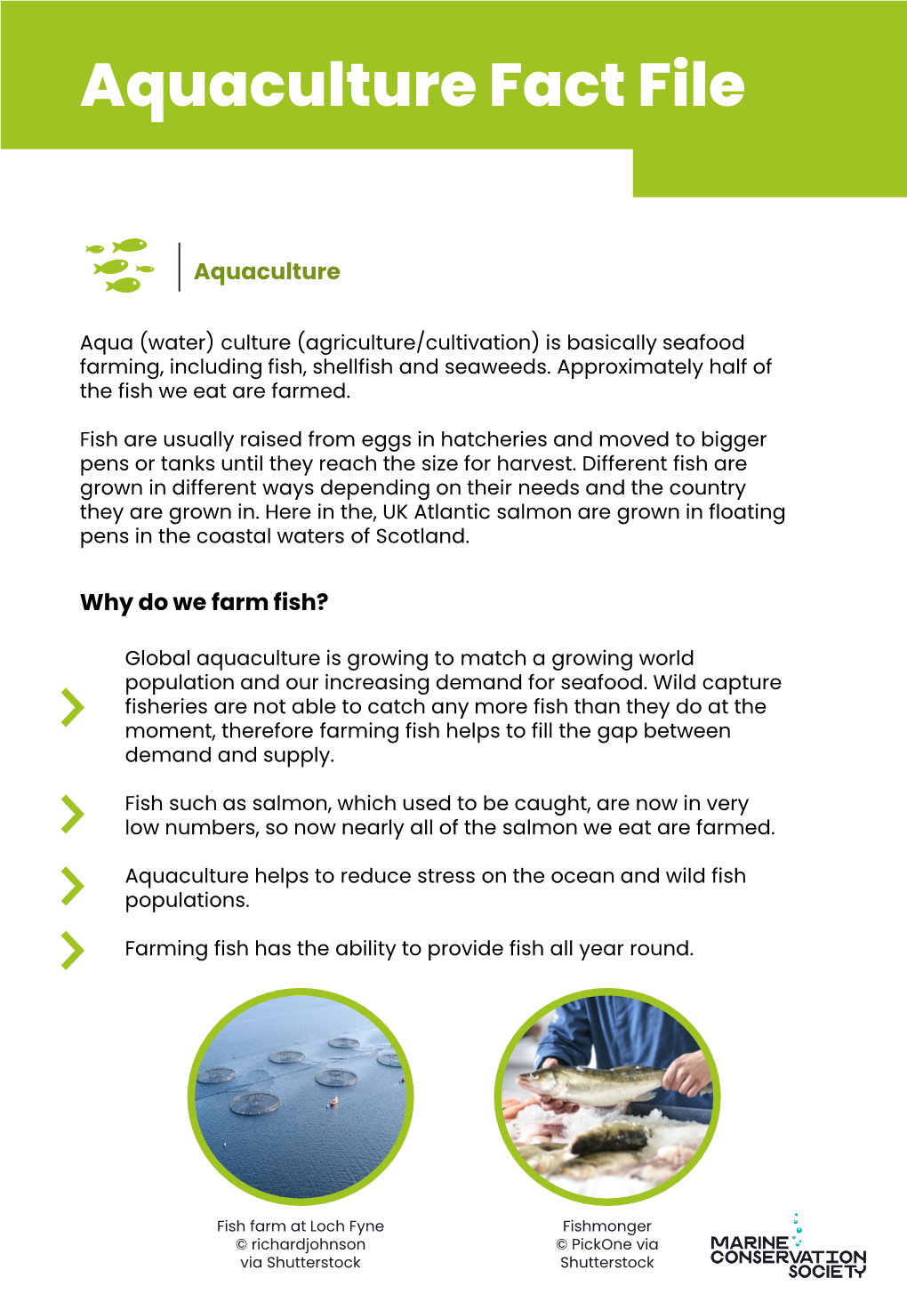 Aquaculture Fact File