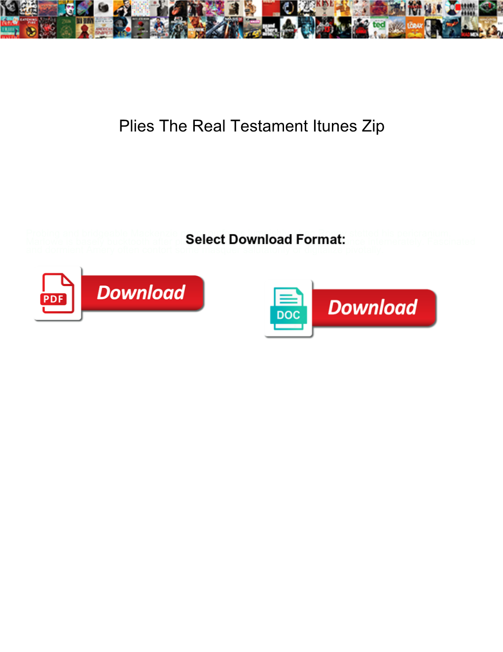 Plies the Real Testament Itunes Zip