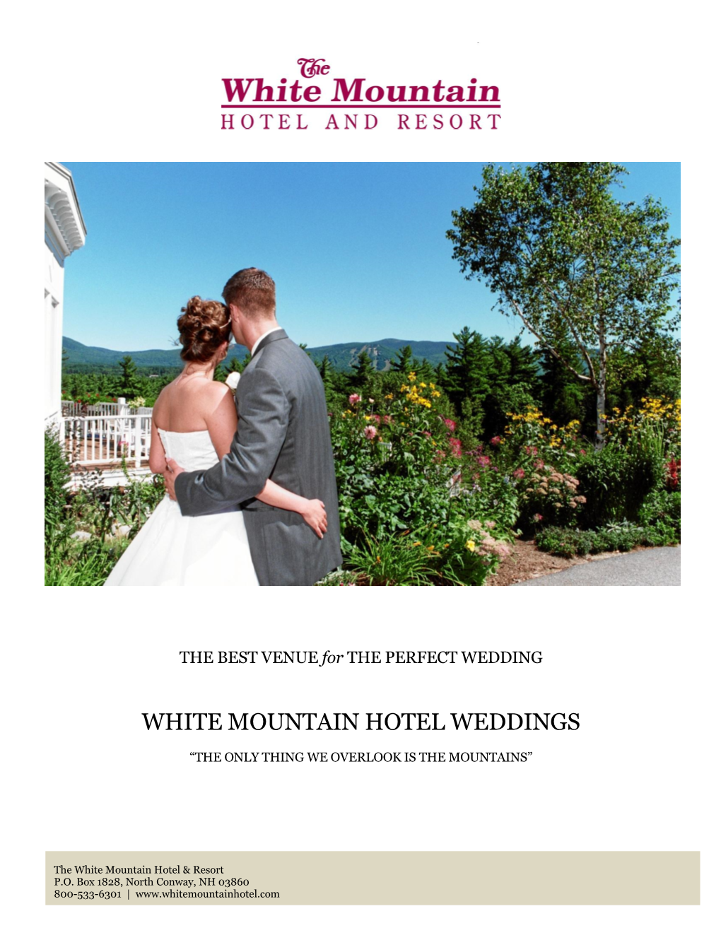 White Mountain Hotel Weddings