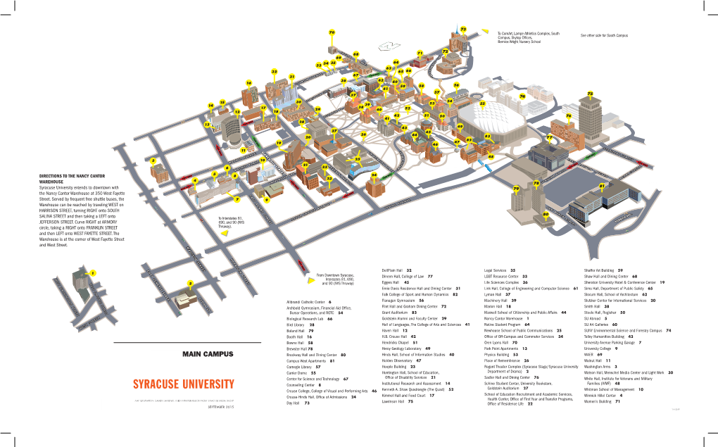 0014434P Campus Map 2015.Indd